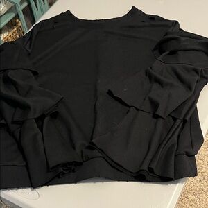 Elegant Black Women's Top